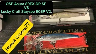 Стасик ты Воблер Lucky Craft Staysee 90SP V2 И OSP Asura 89EXDR SF [upl. by Hairom]