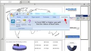 How to import the images or charts from Excel to AutoCAD [upl. by Quartana]