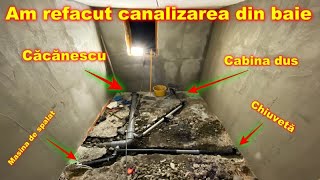 Am refacut canalizarea din baie la noua casa [upl. by Skill106]