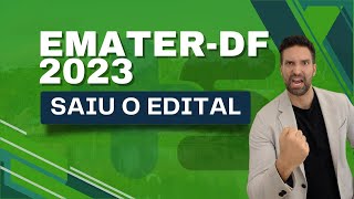 ANALISE DE EDITAL Concurso EMATER DF 2023 análise de edital publicado [upl. by Eednus]