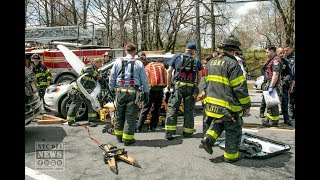 FDNY Auto Extrication  L169 E202 Bay Ridge Brooklyn [upl. by Dong]