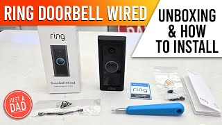 Ring Video Doorbell Wired UNBOXING amp HOW TO INSTALL [upl. by Eppillihp]