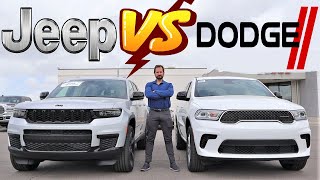 2023 Jeep Grand Cherokee L Vs 2023 Dodge Durango Which Is The Better Value [upl. by Trescott]