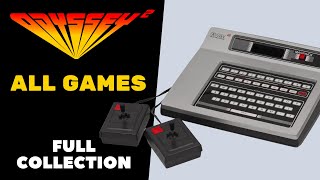 Magnavox Odyssey 2  All Games Full Collection [upl. by Ana]