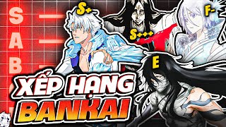 BLEACH  TÔI XẾP HẠNG CÁC BANKAI ĐÃ XUẤT HIỆN TRONG BLEACH [upl. by Ladd776]