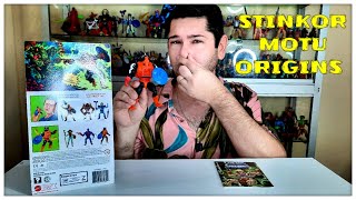 STINKOR MOTU ORIGINS REVIEW WAVE 6  MASTERS OF THE UNIVERSE [upl. by Ettellocin]