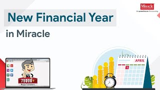 New Financial Year Open  202425 Miracle Accoutning Software Gujarati [upl. by Olegnalehcim]