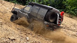 110 Scale RC4WD Trail Finder2 TOYOTA Land Cruiser Series 79 Canopy LC70 OffRoad Trail 4X4 RC Car [upl. by Dnalor655]