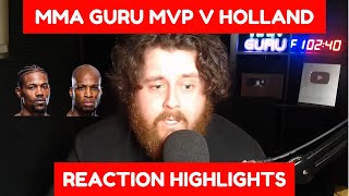 THE MMA GURU UFC 299 MVP Michael Venom Page v Kevin Holland Fight Reaction Highlights [upl. by Yrrej]