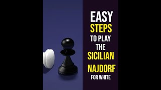 Sicilian Najdorf New Opening Idea [upl. by Ahsiekram]