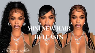 New Sims 4 CC Hair Releases  Sims 4 CC  Sims 4 Urban Hairs  Sims 4 Hair CC  The Sims 4 [upl. by Ahsenad557]