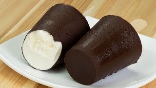 El helado de chocolate es siempre el favorito de los niños súper fácil y muy casero  GustosoTV [upl. by Koran]