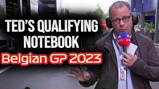 Teds Qualifying Notebook F1 Belgian GP 2023 [upl. by Carolee]