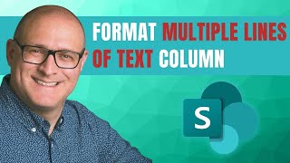 How to format multiple lines of text column in SharePoint Online [upl. by Tormoria729]