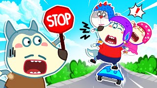 No No Lycan Dont Do Dangerous Tricks on the Skateboard 🐺 Cartoons for Kids  LYCAN  Arabic [upl. by Zillah]