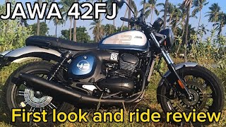 Jawa 42 FJ 2024 Detailed Review amp Riding Experience  Major updates  Price  Mileage Colours [upl. by Auhsaj]