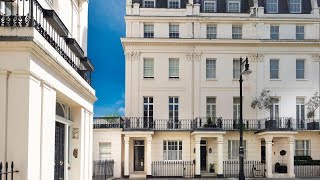 Magnificent Homes of Belgravia  Halloween Decorations 🎃 Chester Square and Elizabeth Street [upl. by Auqinimod108]