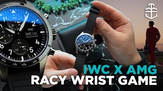 IWC and Mercedes F1 team up for their first proper motorsport chrono [upl. by Ajnin68]