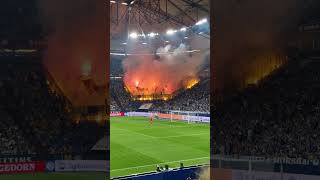 s04 vs braunschweig Braunschweig Pyroshow der Eintracht Ultras bundesliga 2bundesliga ultras [upl. by Nniuqal160]