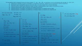 Ejercicios Monopolio  Parte 2 [upl. by Hewet298]