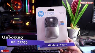 HP Z3700 Wireless Mouse  Unboxing  AIZAIR LIVE [upl. by Aikrahs]