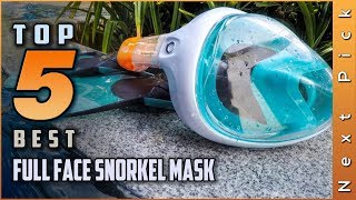 Top 5 Best Full Face Snorkel Masks Review in 2024 [upl. by Maurizio990]