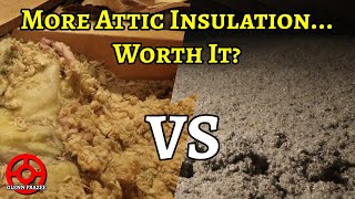 Is Adding Attic Insulation Really Worth It  Results from a Real House [upl. by Dolores]