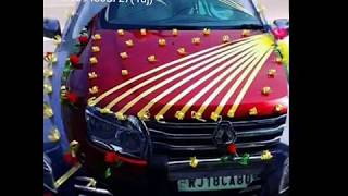 How to decorate wedding car wedding car decoration [upl. by Dahs984]