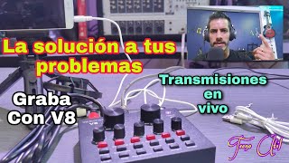 🔥Tarjeta de sonido quotV8quot🔥 VALE LA PENA🔥REVISION🔥 [upl. by Euqinamod]