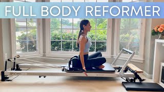 FULL BODY Pilates Reformer Workout for Beginners [upl. by Todhunter]