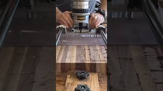 Using the best router sled on earth to flatten a high value walnut cutting board shorts short fyp [upl. by Beitris193]