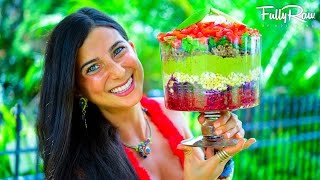 FULLYRAW TEXAS SIZE TACO SALAD [upl. by Arrik]