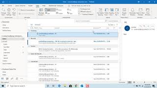 How to Change View Options in Outlook  Office 365 [upl. by Odlabso]