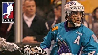 Mike Accursi gives his Rochester Knighthawks the lead [upl. by Aerdnat]