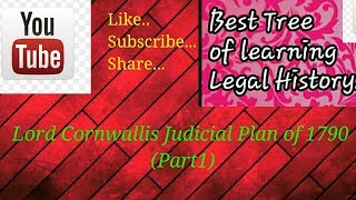 Cornwalliss Judicial Plan of 1790part 1 [upl. by Rimma324]