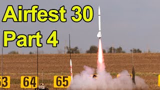 Airfest 30 High Power Rocket Launch  Part 4 [upl. by Bertold903]