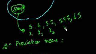 Statistics Sample vs Population Mean [upl. by Maurreen595]