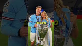 MANCHESTER CITYS PLAYERS ARE THE RICHEST football ytshorts shorts [upl. by Nirot]