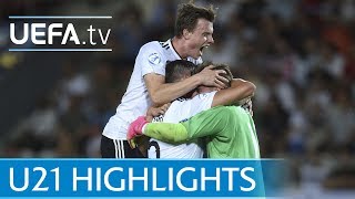 Under21 2017 final highlights Germany v Spain [upl. by Aelanej684]