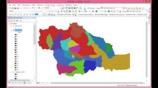 Automatic Extraction of Watershed using DEM data [upl. by Namyl]