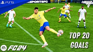 FC 24  TOP 20 GOALS 3  PS5™ 4K60 [upl. by Lea]