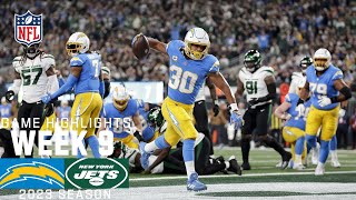 Los Angeles Chargers vs New York Jets  2023 Week 9 Game Highlights [upl. by Nolte]