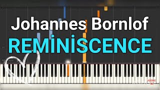 Johannes Bornlof Reminiscence anımsama Piano Relaxing Synthesia Piano Tutorial [upl. by Larual]