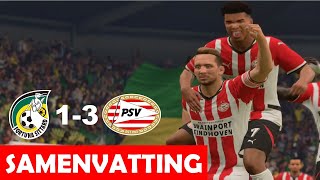 Fortuna Sittard vs PSV Samenvatting  Eredivisie 2425 [upl. by Dilahk]