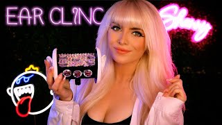 Cleaning Your Ears  Welcome To The Ear Clinic  Intensely Tingly ASMR personal attention [upl. by Ayek]