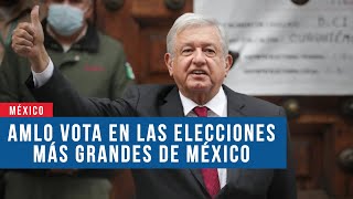 México vota en las elecciones clave para AMLO y Morena [upl. by Aseek]