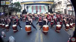 quotKare Raisuquot de Buenos Aires Taiko  interpretado por ver [upl. by Krispin]