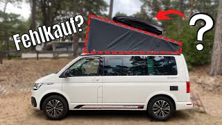 🌧 Herbstcamping mit Calicap trotz Dachbox oder Solar 🚐 inkl Montage [upl. by Ahsatsan]