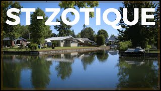 STZOTIQUE  Quebec Canada  Plage et Canaux Navigables  Virtual Tour [upl. by Pond]