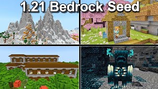 BEST New Seed for Minecraft Bedrock 121 Seeds Minecraft 121 Bedrock [upl. by Ardnikal538]